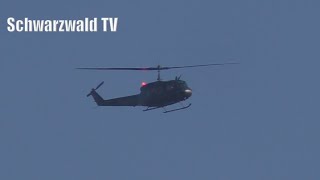 🚨🚁 Schweizer Militärhubschrauber kontrolliert die Grenze bei Rheinfelden [08.02.2025]