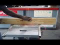 bosch table saw test run