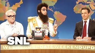 Weekend Update: Admiral General Aladeen - Saturday Night Live