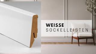 Weiße Sockelleisten - Zeitlos und vielseitig