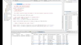 SQL QUERY COUNT FUNCTION DEMO