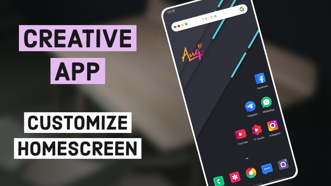 Customize Homescreen Like A Pro Creative App Youtube