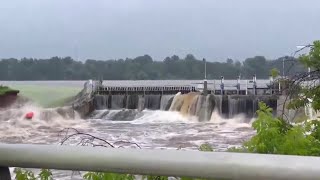 People evacuated in southeastern Wisconsin community after floodwaters breach dam