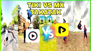 NEW IMAGING VIRAL STUNT VIDEO MX TAKATAK VS TIKI  AKASH PARKOUR VS RAJKUMAR KARKI