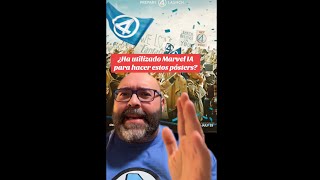 ¿HA UTILIZADO MARVEL IA PARA LOS CARTELES DE LOS 4F?!