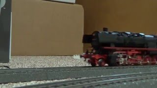 My Marklin BR 44 and BR 38 pulling my Marklin German BP Tank Car Set