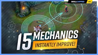 15 INSANE MECHANICS You NEED to KNOW in League of Legends!
