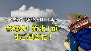 流氷の当たり年！2024年の流氷がすごすぎた！！はじめて見る絶景に大はしゃぎin斜里町・ウトロ・プユニ岬・森づくりの道【4年連続流氷さがしの旅Vol.4】