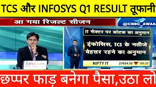 TCS SHARE LATEST NEWS TODAY • INFOSYS SHARE LATEST NEWS TODAY • TCS Q1 RESULT 2023 • INFOSYS Q1 NEWS