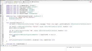 3 Xcode UIAlertController addTextFieldWithConfigurationHandler