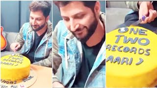 Bilal Saeed celebrating the success of baari 2 with Shahver jafrey in one two records
