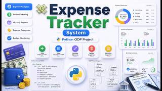 💸🔥Expense Tracker System Using Python | OOP + Menu Driven Project | Complete Python Project Tutorial