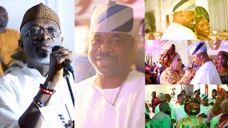 Dr. Adewale Ayuba Serenades Mc Oluomo with his Bonsue sound In Lagos