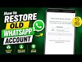 How to Recover and Restore WhatsApp Account from Backup (2026) | Complete WhatsApp Recovery Guide