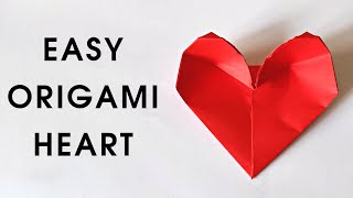 Easy origami HEART | How to make a paper heart