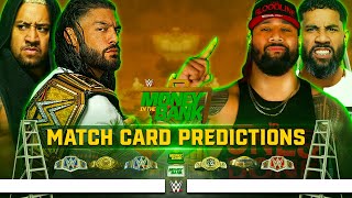 WWE Money in the Bank 2023 -  Card Predictions [v4]