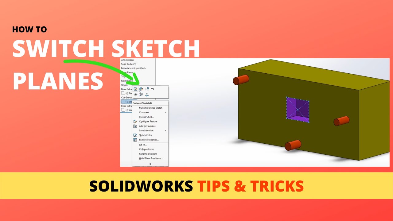 Solidworks Tips Tricks Move Feature Easily Youtube Solidworks Tips Tricks Move Feature Easily Youtube