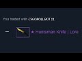 DEPOSITING MY ONLY KNIFE ON CSGO ROLL 🤯😨 (went ALL IN...)