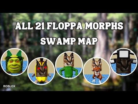 How To Find All Floppas in Swamp Map Roblox Find The Floppa Morphs