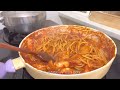 vlog 매 끼니에 진심인 자취생🍜 무슨 하루가 요리하고 먹다가 끝나요.. 🍤 땡초김밥 삼겹김치찜 스팸카레 어묵탕 묵은지비빔국수 로제파스타