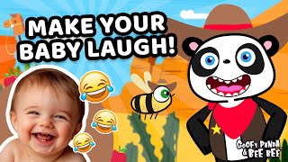 Goofy Panda \u0026 Beebee | NEW 2025 Compilation: Wild West Adventures + More Fun! 🐼🐝