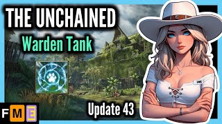 Warden Tank - THE UNCHAINED (Blackrose Prison) | Update 43 | #elderscrollsonline #eso