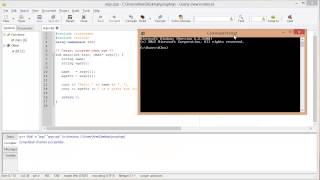 Programming example: Command-line with an IDE