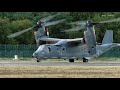 4kᵁᴴᴰ 4k uhd boeing cv 22 osprey take off display landing .compilation of my best footage