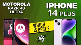 Motorola Razr 40 Ultra VS iPhone 14 Plus - Full Comparison ⚡Which one is Best