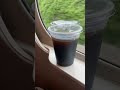 ice coffee sold inside shinkansen n700a hikari july 2023 green car