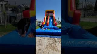 22 feet tall water slide ( The Giant Deeper)