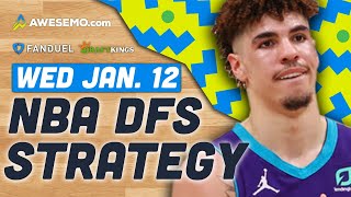 NBA DFS Strategy 1/12/22 | DraftKings & FanDuel NBA Picks