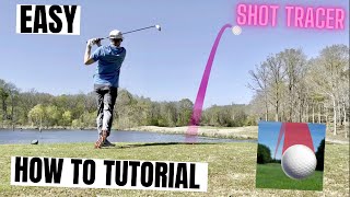 How to Use Shot Tracer Golf App - Phone Tutorial
