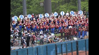 習志野高校 美爆音 吹奏楽部1年生デビューの春大会メドレー！（2019春季千葉県高校野球準決勝）