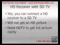 Connecting DISH Network HD Receiver to SDTV