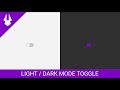 Custom Light/Dark Mode Toggle | HTML CSS JavaScript Tutorial