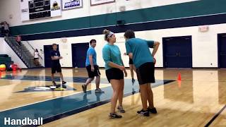 8 games and instant activities for Handball and Volleyball high school physical education experience