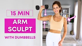 15 min Arm Sculpt workout for Toning and Strength