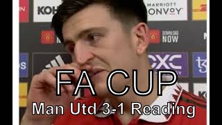 Harry Maguire and Erik ten Hag interview on Manchester United win in FA Cup