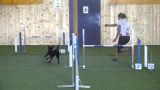 Final Agility swiss cup: (Slow Motion) Say et Teresa Králová