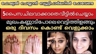 ഒരു ദിവസത്തിനുള്ളിൽ വെളുക്കും ഉറപ്പാണ് ഒരു പ്രാവിശ്യം തേച്ച്നോക്കൂ റിസൾട്ട്‌ കണ്ടാൽ ഞെട്ടും/#facial