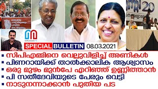 ഇലക്ഷന്‍ സ്‌പെഷ്യല്‍ ബുള്ളറ്റിന്‍ 08-03 -2021 I Marunadan election special bulletin