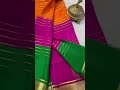 🇮🇳mysore pure crepe silk sarees24 3color 3dbentex border silk mark certified d120gm 11500 9972145452