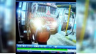 Toll Plaza Encounter: CCTV Footage Of Truck Passing Sarore Toll Plaza