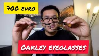 most expensive oakley eyeglasses frame unboxing