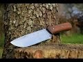 Knife making - Forging a Frontier Knife from Rusty Leaf Spring