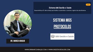 MGS - Adicionando novo Protocolo - M Gestão e Saúde - Dr. Marco Araújo