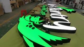 Customized Acrylic Backlit LED Lighted Retail Store Front 3D Letter Signs