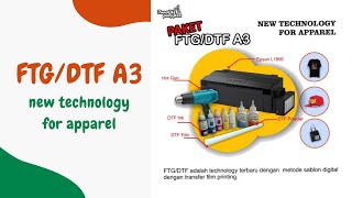 TEKNIK SABLON DTF  / FTG A3 TERBARU | INNOLITE