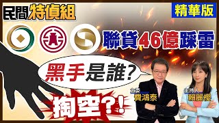 【#民間特偵組 66-3】掏空台灣？！6家公股銀行歐洲聯貸案46億踩雷！費鴻泰：疑有隻黑手(CC字幕)